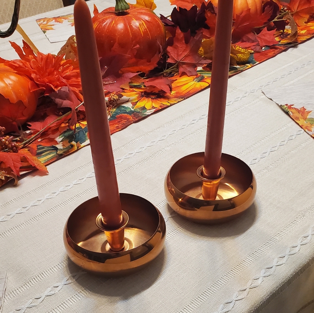 Coppercraft Guild candlesticks